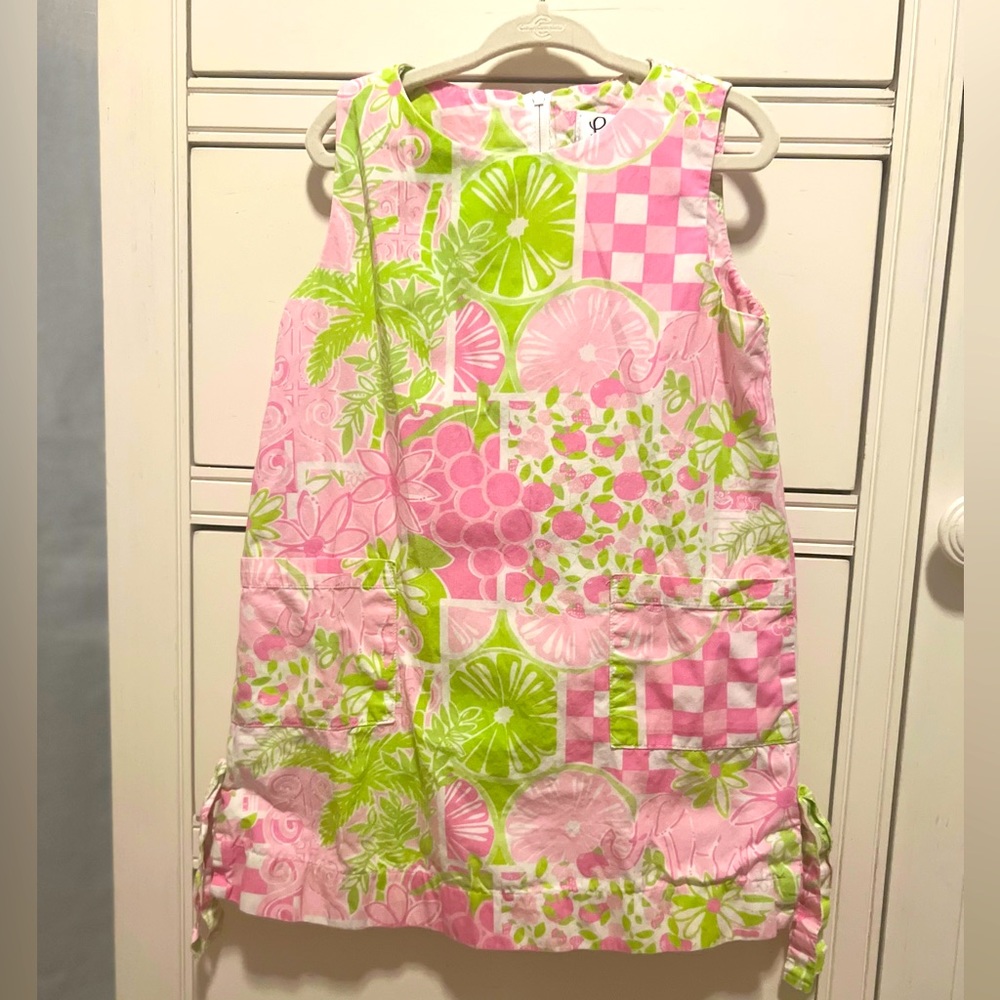 Like New LILLY PULITZER GIRLS size 4 shift dress